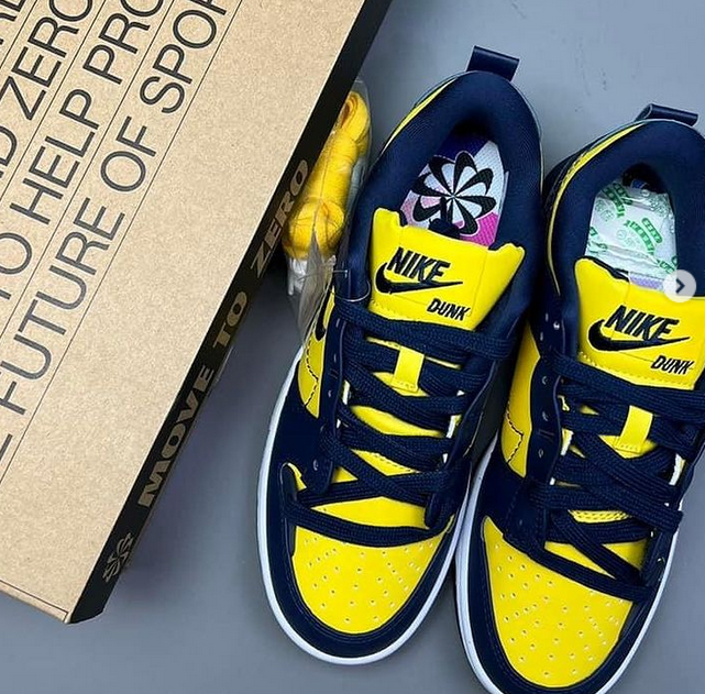 Nike Dunk Low yellow & blue
